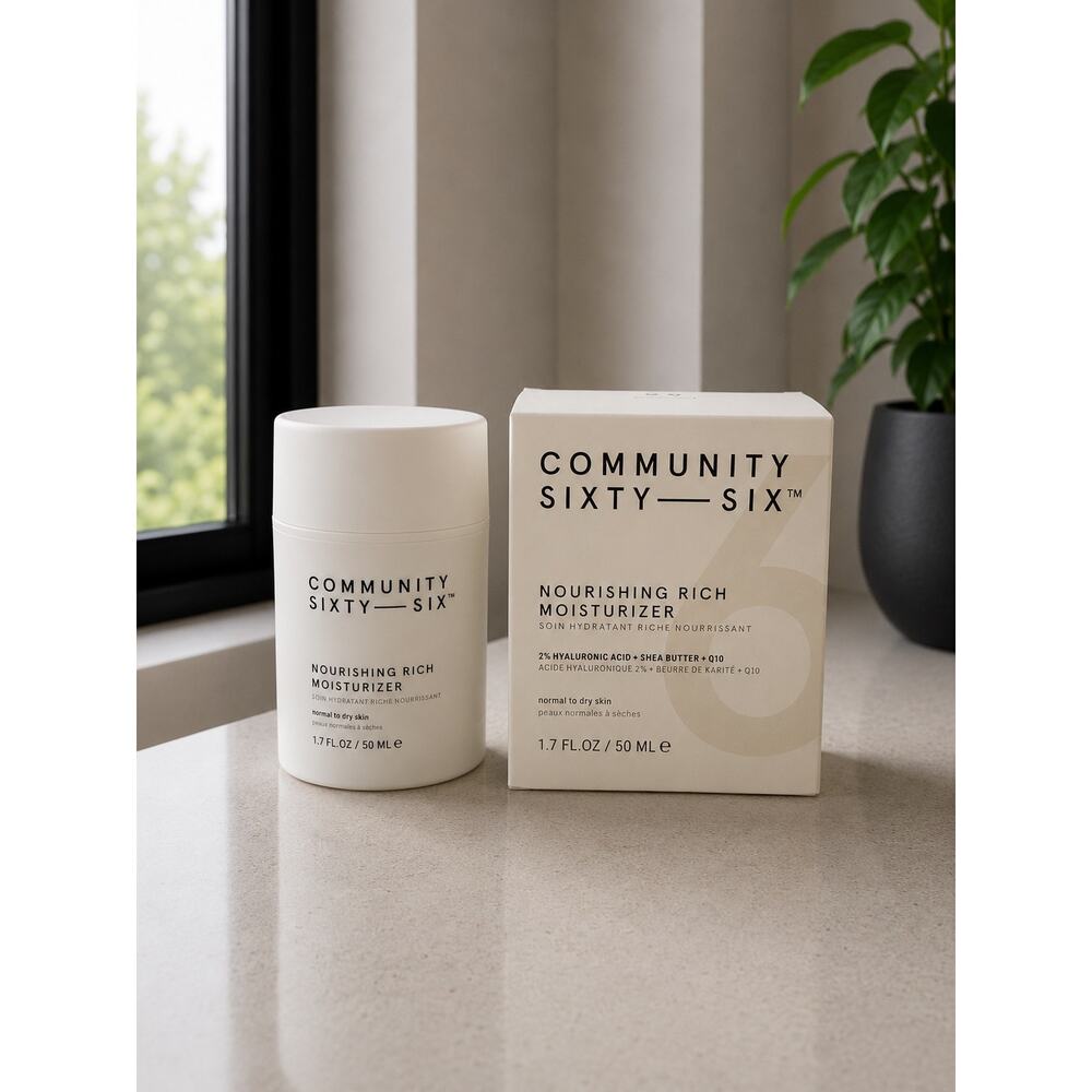 $25 New Community Sixty-Six Nourishing Rich Moisturizer 1.7 oz Hydrating Cream